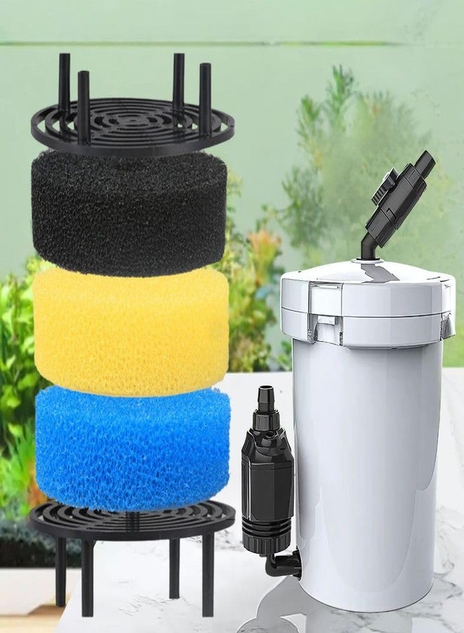 VAYINATO Sun-Sun HW-603B Canister Filter Spare Sponges | 3-Piece Multi-Color Set with Varying Porosity | Mechanical & Biological Filtration for Aquarium Filters - Image 1
